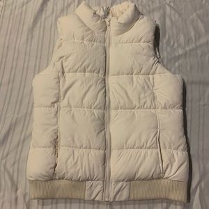 Old Navy Creme Puffer Vest